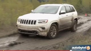 2014 Jeep Grand Cherokee Overland OffRoad Test Drive amp SUV Video Review [upl. by Douty505]