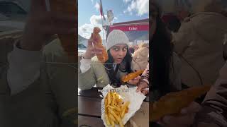 Fish amp Chips from “Fish On The Rocks” in Hout Bay Cape Town South Africa 🇿🇦 [upl. by Neile]