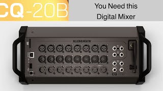 Allen amp Heath CQ 20B Portable Digital Mixer Product Description  In English [upl. by Clymer]