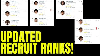 Reacting To 247 Sports Updated High School Basketball Recruit Rankings [upl. by Tamsky537]