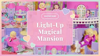 ✨SHOWCASE✨ Vintage Polly Pocket LightUp Magical Mansion 1994 [upl. by Beckett]