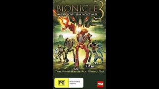 Opening To Bionicle 3 Web of Shadows 2005 VHS Australia [upl. by Claudelle]