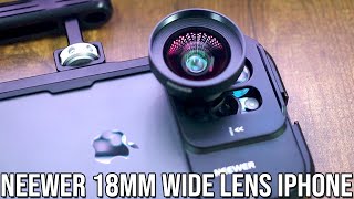 Neewer 18mm Wide Lens for iPhone 15 Pro Max [upl. by Cope80]