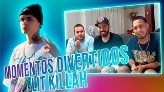 MOMENTOS DIVERTIDOS de LIT KILLAH en STREAM  REACCIÓN [upl. by Pardoes]