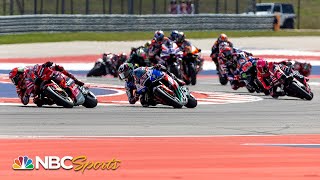 MotoGP Americas Grand Prix  EXTENDED HIGHLIGHTS  41623  Motorsports on NBC [upl. by Nickey]