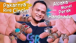 SPESIAL Ring Handmade di Sidoarjo Jawa Timur  By Andre CSR Cuk Silver Ring [upl. by Lesig]