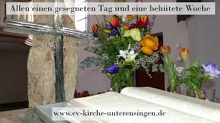 Gottesdienst 31122023 um 1700 Uhr  Michaelskirche Unterensingen [upl. by Dragone]