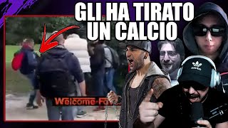 THOMAS FISCHIETTO tira un CALCIO ad un presunto spacciatore Con Dave Revan e Palleuomo [upl. by Adiaroz]