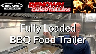 🔥🔥🔥 Fully loaded TURNKEY BBQ Food Trailer  Mobile Business  Trailer Conversion Ideas [upl. by Gnod]