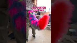 Topstitching at The Tail Company Add all kinds of shapes to your moving cosplay tail cosplay [upl. by Bounds]