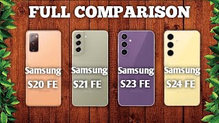 Samsung Galaxy S24 FE Vs S23 FE Vs S21 FE Vs S20 FE 5G [upl. by Steele]