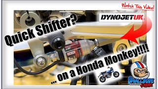 Honda Monkey and Grom Quick Shifter Dynojet UK [upl. by Allis]