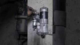 Mitsubishi canter self motor repair testing auto electrical [upl. by Egroj395]