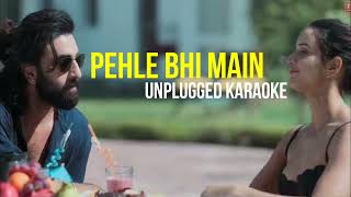 ANIMALPehle Bhi Main  Vishal Mishra  Unplugged Karaoke [upl. by Kristine252]