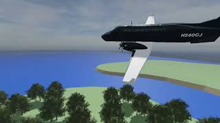 Colgan Air Flight 9446 Crash Animation [upl. by Rector]