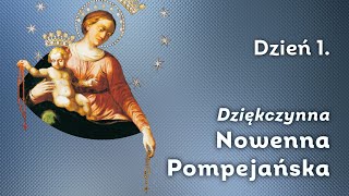 Dzień 19 Klasyczna Nowenna dziękczynna do Madonny Pompejańskiej  RÓŻANIEC radosne [upl. by Oneil]