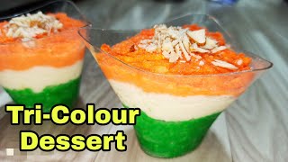 Tricolor Dessert Recipes  Tri Colour Dessert  Paneer Dessert  Republic Day Special Recipes [upl. by Cott699]