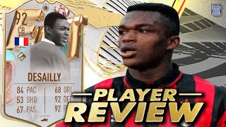 92 FUT BIRTHDAY DESAILLY PLAYER REVIEW TOTS SEASON SWAPS OBJ  FIFA 23 Ultimate Team [upl. by Stodder]