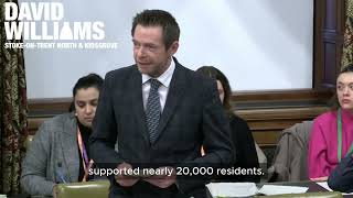 David Williams MP speaking in the Food Bank Debate [upl. by Eninotna554]