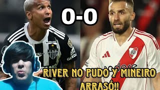 reaccion a atlético mineiro vs riversemifinal de libertadores 2 [upl. by Hendrick]