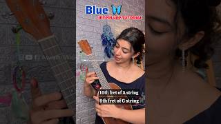 BLUE 🦋 UKULELE TABS TUTORIAL  UKULELE TABS FOR BEGINNERS  ASWATHI [upl. by Eiramaneet]