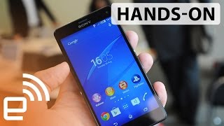 Sony Xperia Z3 Compact handson  Engadget [upl. by Racklin353]