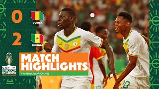 HIGHLIGHTS  Guinea 🆚 Senegal TotalEnergiesAFCON2023  MD3 Group C [upl. by Petracca906]