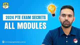 2024 PTE Exam Secrets Unveiled Expert Tips Tricks amp Strategies for all Modules  Language Academy [upl. by Wallach]