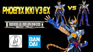 BANDAI CLOTH MYTH EX PHOENIX IKKI V3 comparativo com GT  聖闘士聖衣神話EXフェニックス一輝最終青銅聖衣 [upl. by Imak]