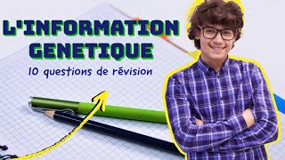 Révision SVT 10 questions sur lINFORMATION GENETIQUE [upl. by Eniak]