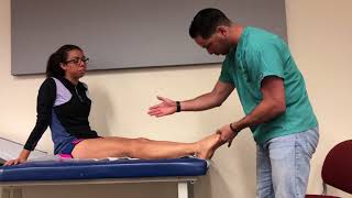 Barry School Podiatry Medicine  Spanish Physical Exam [upl. by Crean]