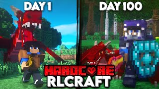 Finally an Expert Survived 100 Days in HARDCORE RLCraft Heres What Happened [upl. by Yerac208]