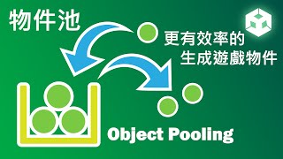 【Unity】物件池  更快速的生成遊戲物件  Object Pooling  Faster Game Object Generation  程式游牧者 unity tutorial [upl. by Tsirhc]