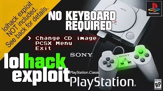 Playstation Classic  Access Debug Menu with controller no keyboard needed  lolhack exploit [upl. by Galatia]