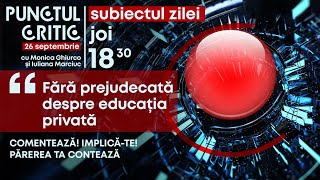 PUNCTUL CRITIC – ediţia din 26 septembrieTVR1 [upl. by Aneerbas]