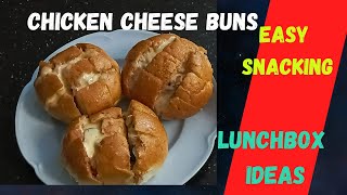 The Cheesiest Pizza Buns  Easy Chicken Cheese Buns recipe  Easy Snacks for lunchbox [upl. by Eislehc]