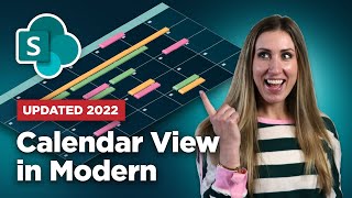 Adding a Modern Calendar View to a SharePoint Page  Updated 2022 [upl. by Ardnuasak750]