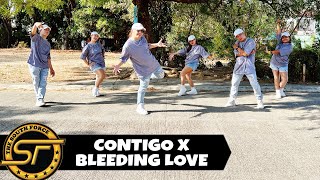 CONTIGO X BLEEDING LOVE  Dj Obet Remix   Dance Trends  Dance Fitness  Zumba [upl. by Aysab]