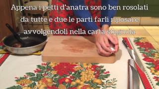 3Wine Video Ricetta Anatra al melograno [upl. by Kired]