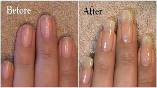 Going From Short Nails To Long Natural Nails 3 Month Nail Growth [upl. by Ferrell943]