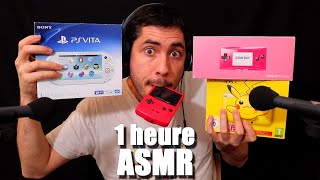 1 HEURE DE TRIGGERS CONSOLES PORTABLES ASMR [upl. by Regan589]