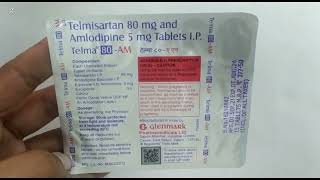 Telma 80 Am Tablet  Telmisartan 80mg And Amlodipine 5mg Tablet  Telma 80Am Tablet use Review Hindi [upl. by Rinum]