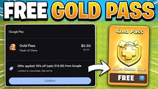 How to Get FREE Gold Pass with Google Special New Offer in Clash of Clans [upl. by Flanders]