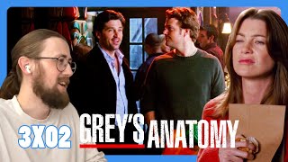 DEREK VS FINN  Greys Anatomy 3X02  I Am a Tree Reaction [upl. by Yelik52]