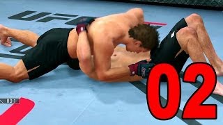 UFC 14 Career Mode  Part 2  Eating Belly Buttons EA Sports UFC 2014 Gameplay [upl. by Brause]