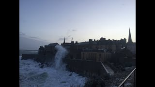 tempête Eleanor SaintMalo 03012018 [upl. by Moser]