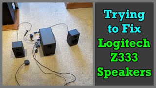 Trying to Fix My Logitech Z333 21 Speakers One Speaker is louder Than the Other [upl. by Labannah]