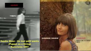 Sandie Shaw  Un tout petit pantin Puppet on a String  Eurovisión 1967 [upl. by Aryamoy755]