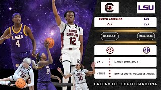 1 South Carolina vs 2 LSU  2024 SEC Tournament Championship  31024 [upl. by Croteau606]