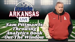 Sam Pittman Throwing Analytics Out The Window  Inside Arkansas Live [upl. by Nivat]